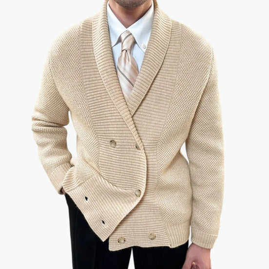 Cardigan De Punto Texturizado De Colección Premium Para Estilo Formal Y Casual Edición Limitada