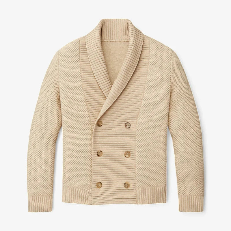 Cardigan De Punto Texturizado De Colección Premium Para Estilo Formal Y Casual Edición Limitada