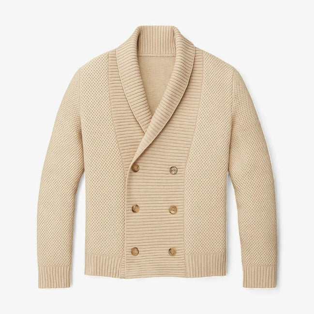 Cardigan De Punto Texturizado De Colección Premium Para Estilo Formal Y Casual Edición Limitada