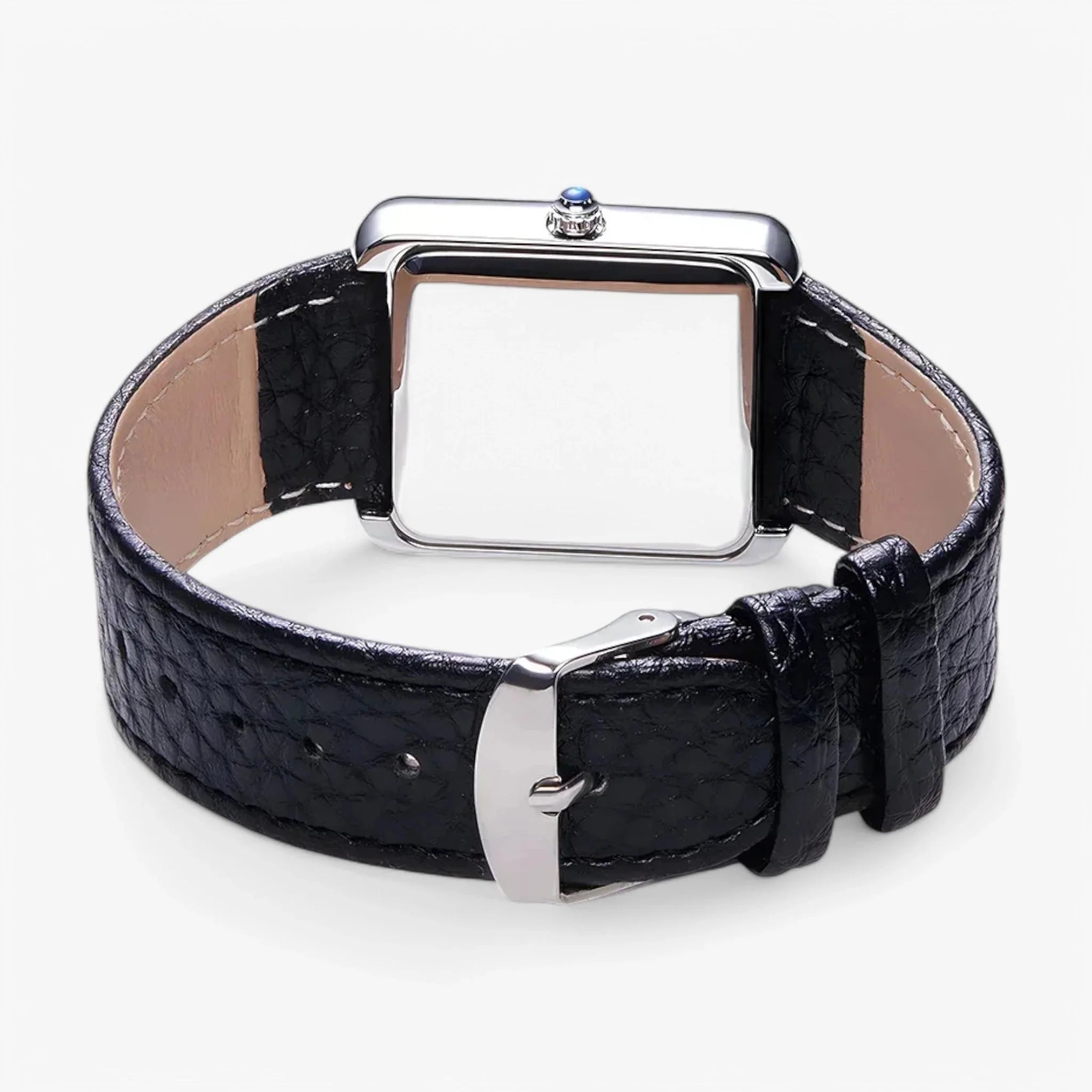 Reloj Cuarzo Clásico Pulsera Cuero Texturizado Colección Elegancia Edición Limitada