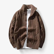 Suéter de Punto Crochet Tejido Trenzado Texturizado Colección Exclusiva Edición Limitada