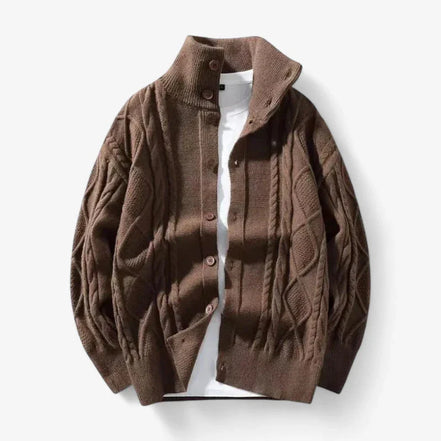 Suéter de Punto Crochet Tejido Trenzado Texturizado Colección Exclusiva Edición Limitada