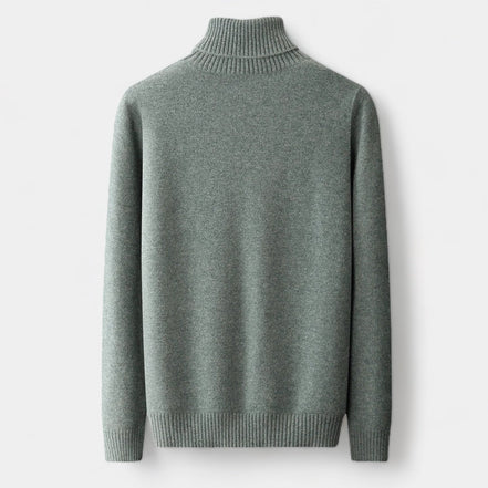 Old Money Suéter de Merino Cuello Alto Colección Vintage Edición Limitada Exclusiva