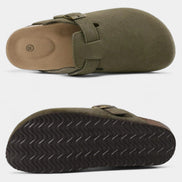 Old Money Zueco De Cuero Ante De La Colección Old Money Con Toque Exclusivo Para Hombre Elegante