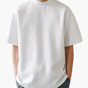 Camiseta Refinada De Algodón Superior Colección Old Money