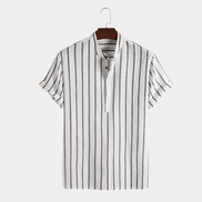 Old Money Camisa de Manga Corta Colección Atemporal Algodón Puro Edición Exclusiva