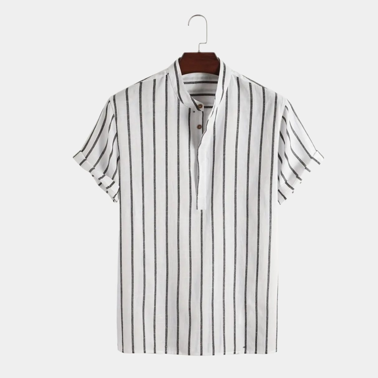 Old Money Camisa de Manga Corta Colección Atemporal Algodón Puro Edición Exclusiva