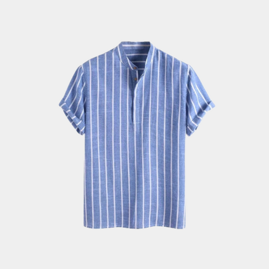 Old Money Camisa de Manga Corta Colección Atemporal Algodón Puro Edición Exclusiva