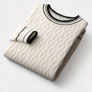 Old Money Suéter De Lana Merino Con Cuello Redondo Colección Old Money Edición Exclusiva