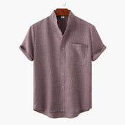 Mandarin Mark Camisa de Algodón Premium Minimal Exclusiva