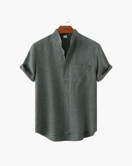 Mandarin Mark Camisa de Algodón Premium Minimal Exclusiva
