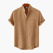 Mandarin Mark Camisa de Algodón Premium Minimal Exclusiva