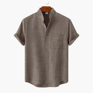 Mandarin Mark Camisa de Algodón Premium Minimal Exclusiva
