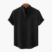 Mandarin Mark Camisa de Algodón Premium Minimal Exclusiva