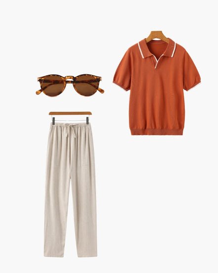 Conjunto Coastal Breeze MonacoEdge Lino Exclusivo