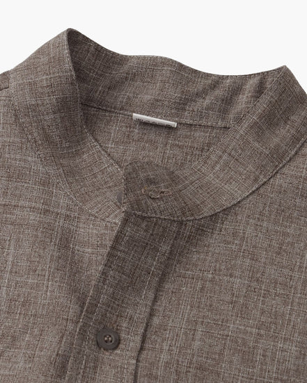 Mandarin Mark Camisa de Algodón Premium Minimal Exclusiva
