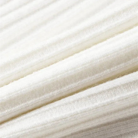 Suéter Canalé Algodón Con Media Cremallera Exclusiva