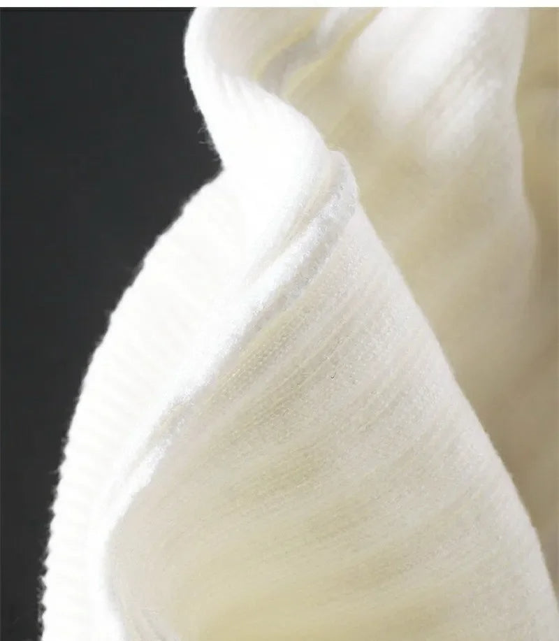 Suéter Canalé Algodón Con Media Cremallera Exclusiva