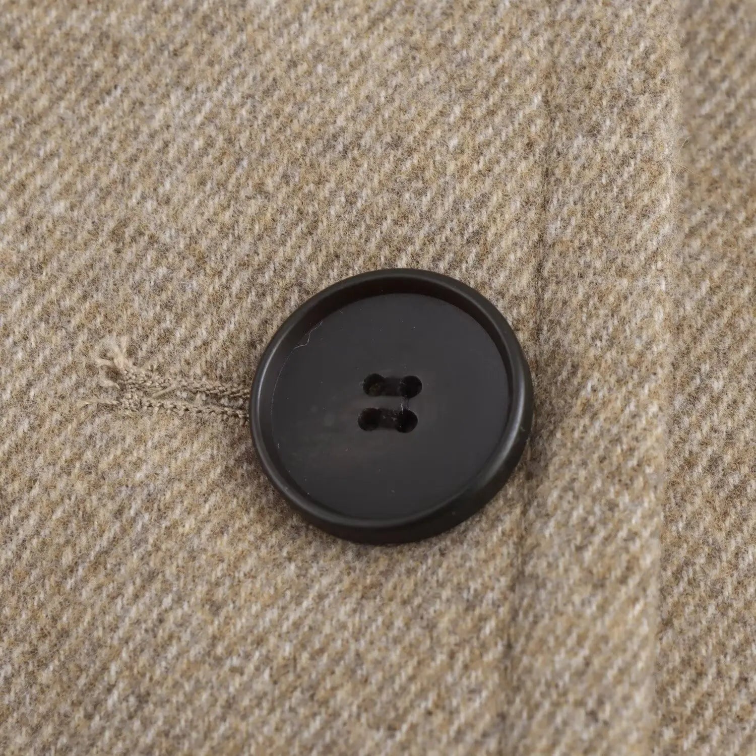 Abrigo Largo En Mezcla De Lana Beige Con Cuello Doblable Y Forro Completo Colección Exclusiva