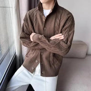 Suéter de Punto Crochet Tejido Trenzado Texturizado Colección Exclusiva Edición Limitada