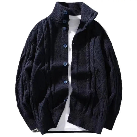 Suéter de Punto Crochet Tejido Trenzado Texturizado Colección Exclusiva Edición Limitada