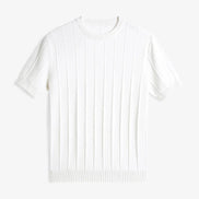 Camiseta Masculina De Punto Canalé Premium Con Tejido De Secado Rápido Para Primavera Verano Exquisita Edición Limitada