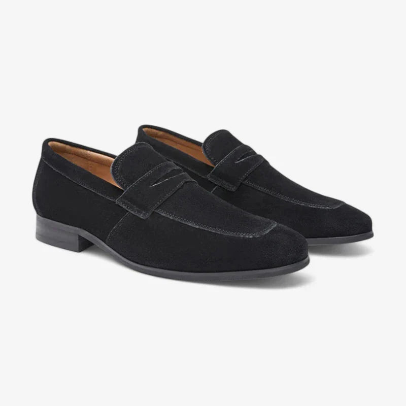 Mocasines Masculinos de Ante Colección Signature Confort Sutil Exclusivo para Hombre