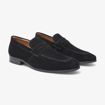 Mocasines Masculinos de Ante Colección Signature Confort Sutil Exclusivo para Hombre