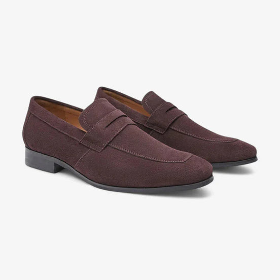 Mocasines Masculinos de Ante Colección Signature Confort Sutil Exclusivo para Hombre