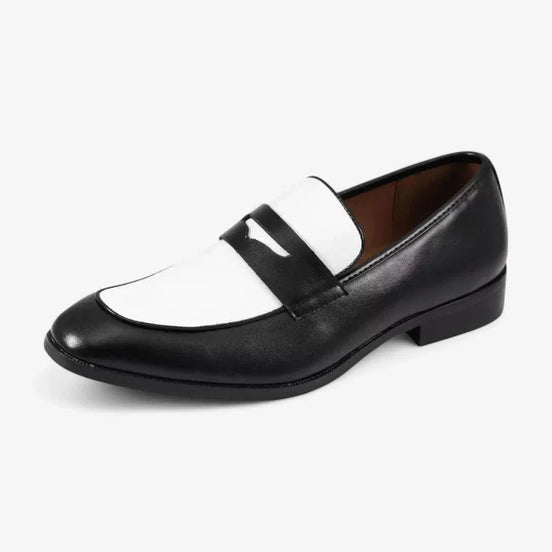 Montclair Mocasín Bicolor de PU Colección Refinada Edición Limitada para Oficina y Eventos