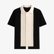 Old Money Camisa Polo Colección Británica De Punto Ligero Con Cuello Contraste Edición Limitada