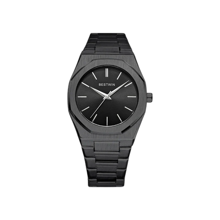 Reloj De Vestir Old Money En Acero Inoxidable Negro Colección Old Money Edición Limitada Para Ocasiones Formales