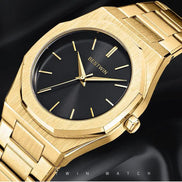 Reloj De Vestir Old Money En Acero Inoxidable Negro Colección Old Money Edición Limitada Para Ocasiones Formales