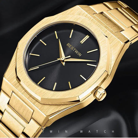 Reloj De Vestir Old Money En Acero Inoxidable Negro Colección Old Money Edición Limitada Para Ocasiones Formales