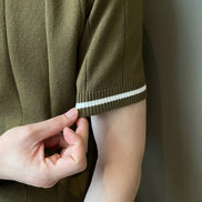 Old Money Polo de Punto Premium con Media Cremallera Colección Exclusiva y Tejido Suave