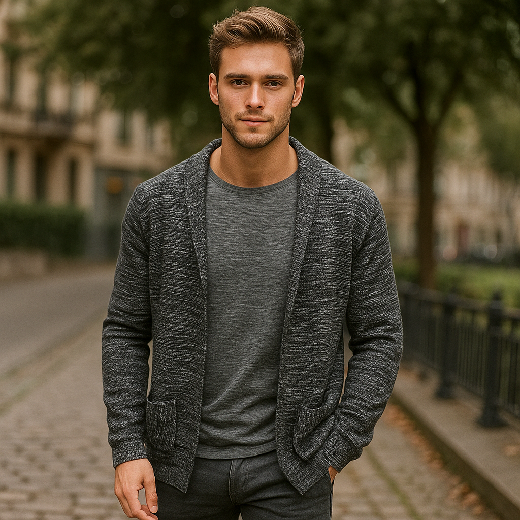 Old Money Cardigan De Punto En Mezcla De Lana Colección De Lujo Edición Limitada Exclusiva