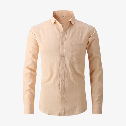 Camisa Casual de Algodón y Lino Corte Slim Colección Premium Edición Limitada para Estilos Elegantes