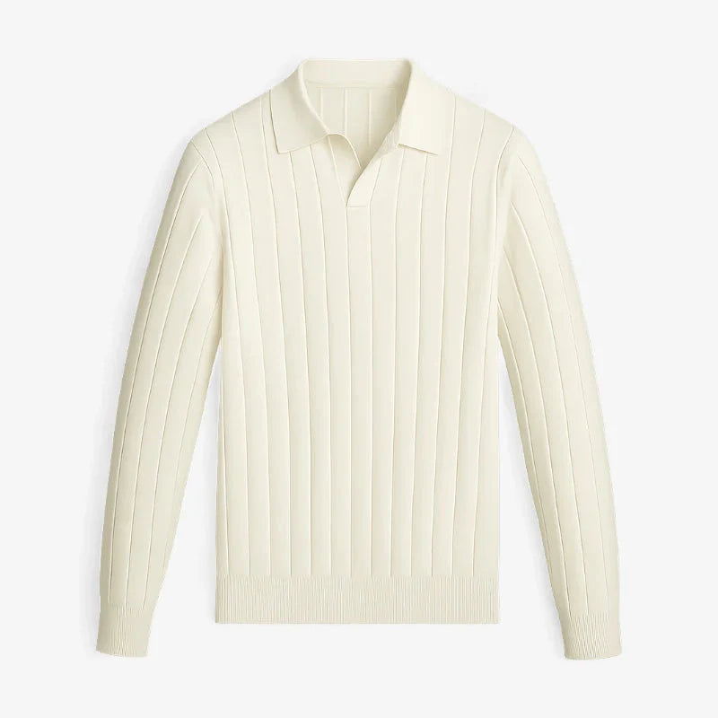 Old Money Camisa De Punto Canalé Colección Old Money Edición Limitada Exclusiva Para Coleccionistas