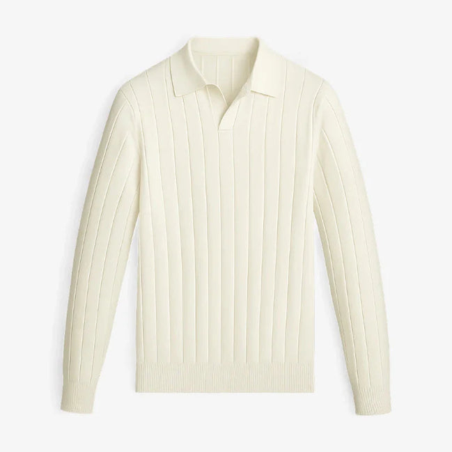 Old Money Camisa De Punto Canalé Colección Old Money Edición Limitada Exclusiva Para Coleccionistas