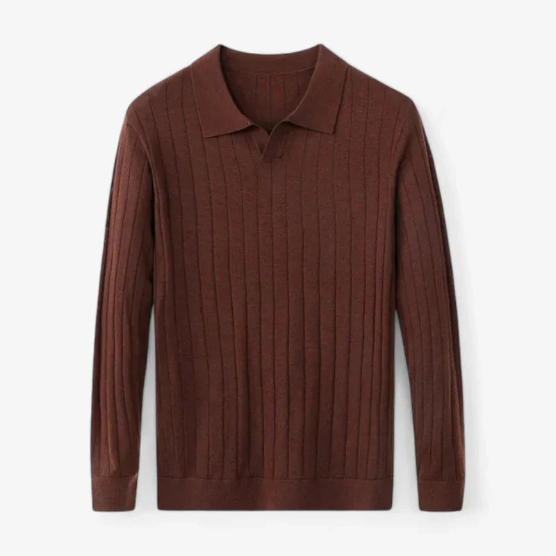 Old Money Camisa De Punto Canalé Colección Old Money Edición Limitada Exclusiva Para Coleccionistas