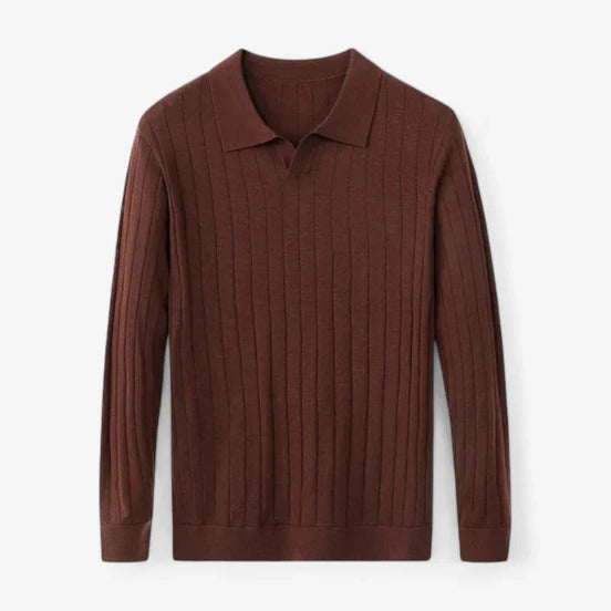 Old Money Camisa De Punto Canalé Colección Old Money Edición Limitada Exclusiva Para Coleccionistas