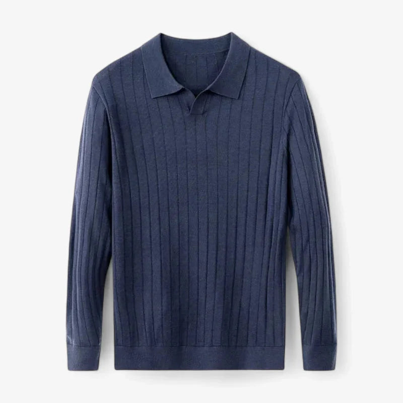 Old Money Camisa De Punto Canalé Colección Old Money Edición Limitada Exclusiva Para Coleccionistas