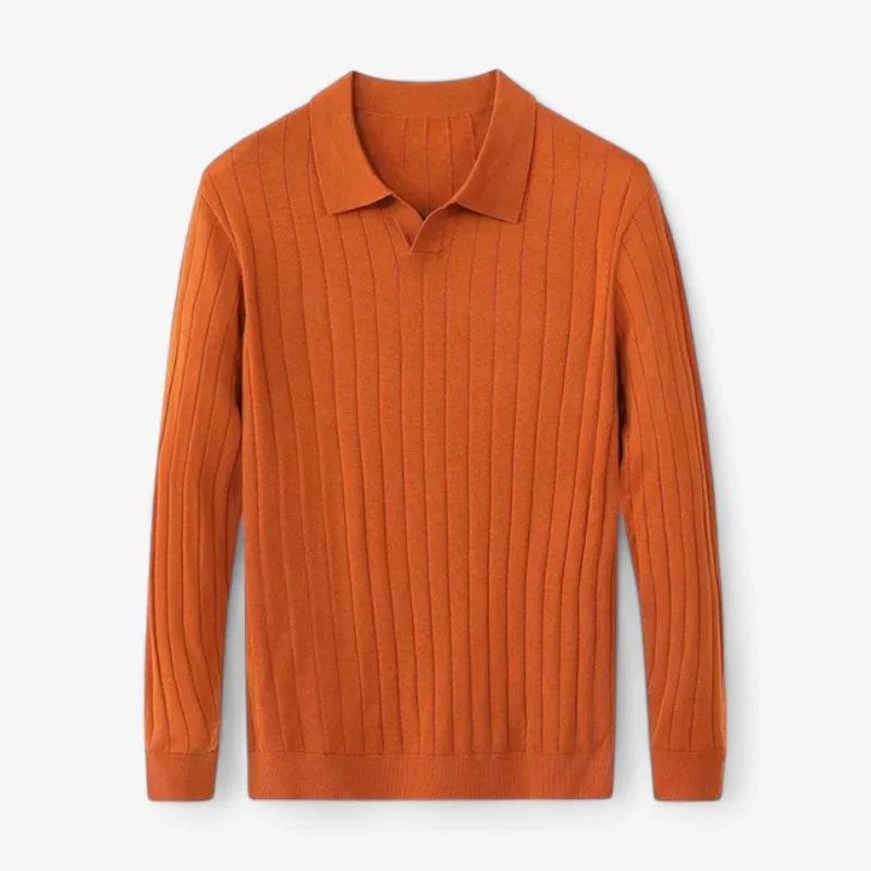 Old Money Camisa De Punto Canalé Colección Old Money Edición Limitada Exclusiva Para Coleccionistas