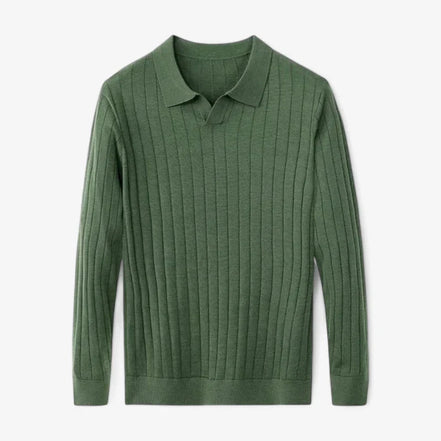 Old Money Camisa De Punto Canalé Colección Old Money Edición Limitada Exclusiva Para Coleccionistas