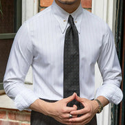 Old Money Camisa De Rayas Tejido Amplio Colección Lujo Edición Limitada Para Estilos Sofisticados