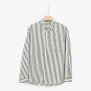 Old Money Camisa Rayada Botones Colección Exclusiva