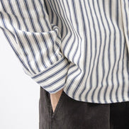 Old Money Camisa Rayada Botones Colección Exclusiva