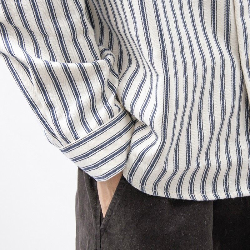 Old Money Camisa Rayada Botones Colección Exclusiva