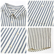 Old Money Camisa Rayada Botones Colección Exclusiva