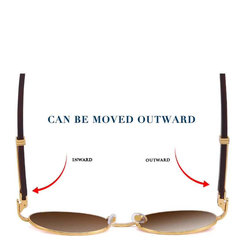 Old Money Colección Gafas De Sol Con Brazos De Madera Y Lentes Espejados Azul Degradé Edición Limitada